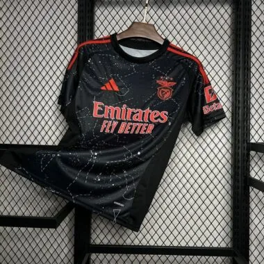 24-25 Benfica away black kid kit