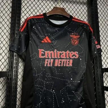 24-25 Benfica away black kid kit