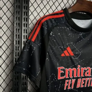 24-25 Benfica away black kid kit