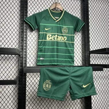 24-25 Sporting CP away kid kit