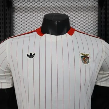 25-26 Benfica White Retro Model Player Version (S-2XL)