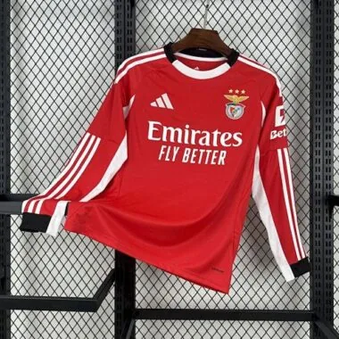 Camisa de manga comprida do Benfica para jogos em casa, 25-26