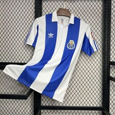 Camisa retro do Porto para jogos em casa de 86-87