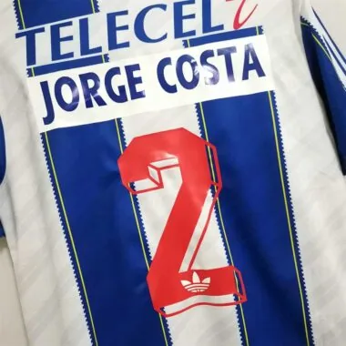 96-97 Porto home blue / white