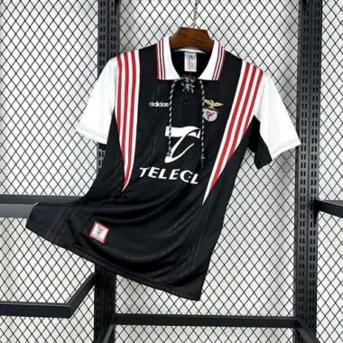 Camisa retro do Benfica para jogos fora de casa da época 97-98