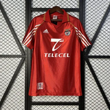 Camisa retro do Benfica para jogos em casa da época 98-99