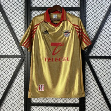 Camisola retro do Benfica de 98/99 (jogo fora), tamanhos S a S-2XL