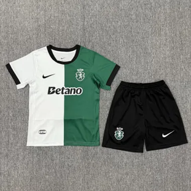 Sporting Lisbon 2025/26 Commemorative Edition Kids Kit Size: 16-28