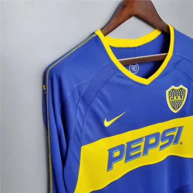 03-04 Boca Juniors home long sleeve