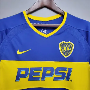 03-04 Boca Juniors home long sleeve