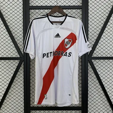 06-07 River Plate home retro jersey
