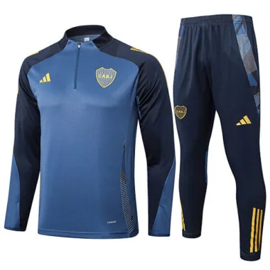 24-25 Boca blue half zip training suit