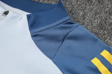 24-25 Boca gray blue half zip training suit