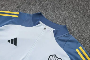 24-25 Boca gray blue half zip training suit