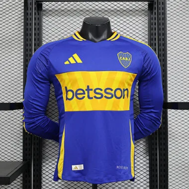24-25 Boca home long sleeve player version jersey
