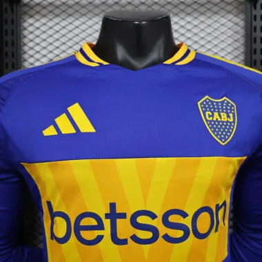 24-25 Boca home long sleeve player version jersey