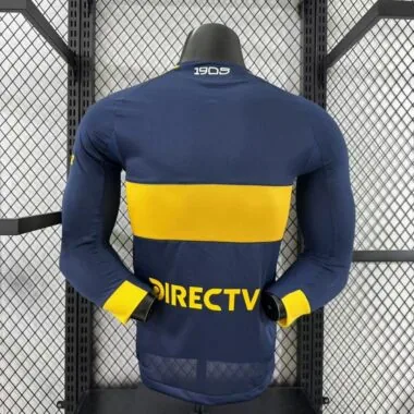 25-26 Boca home long sleeve player version jersey