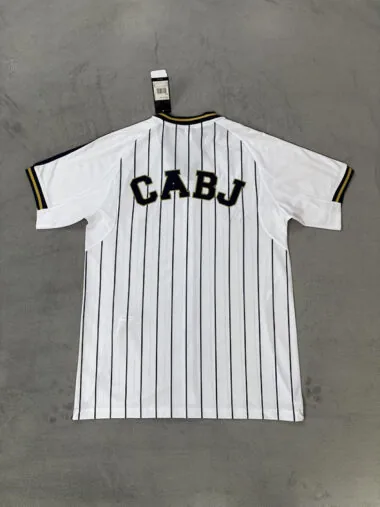 25-26 Boca white baseball jersey