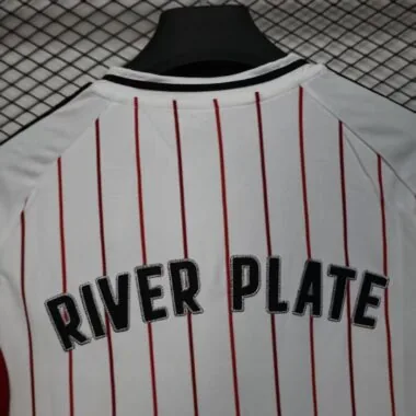 25-26 River Plate white baseball jersey