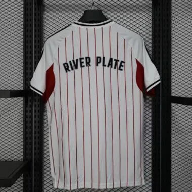25-26 River Plate white baseball jersey