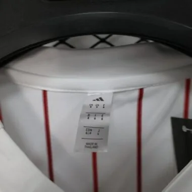 25-26 River Plate white baseball jersey