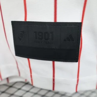25-26 River Plate white baseball jersey