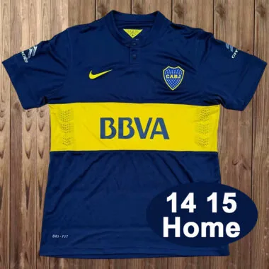 Boca Juniors 2014/15 home Retro soccer Jersey