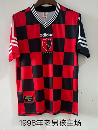 Retro 1998 Newell#039;s Old Boys home soccer jersey size S-2XL