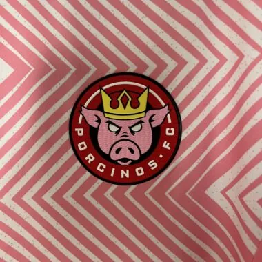 24-25 porcinos fc home pink jersey