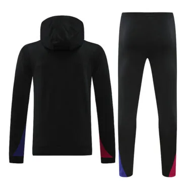 24-25 Barcelona black hoodie suit