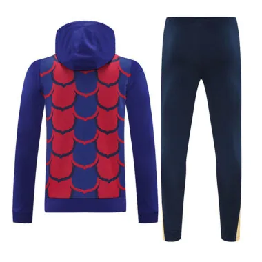 24-25 Barcelona blue and red hoody suit