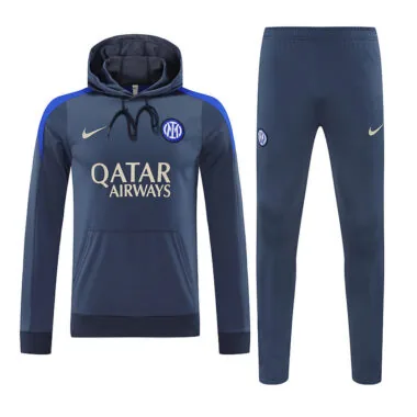 24-25 Inter Milan gray hoodie suit