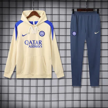 24-25 Inter Milan yellow hoodie suit
