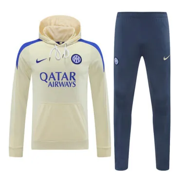24-25 Inter Milan yellow hoodie suit