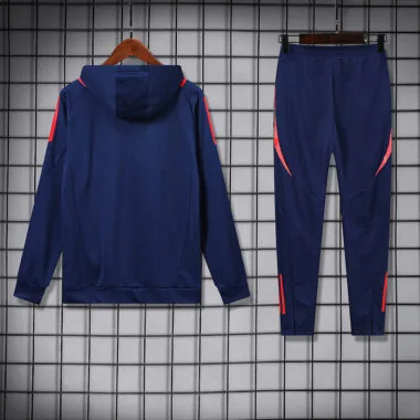 24-25 Manchester United Dark blue hoodie suit