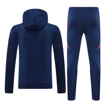 24-25 Manchester United Dark blue hoodie suit