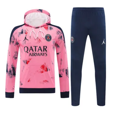 24-25 PSG Pink hoodie suit