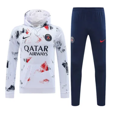 24-25 PSG white hoodie suit