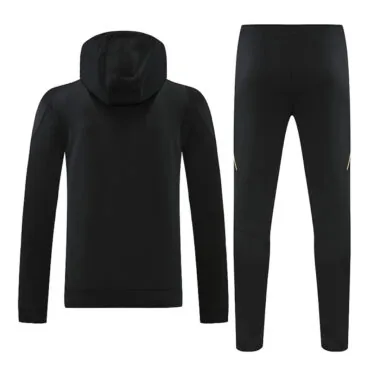 24-25 Real Madrid black hoodie suit
