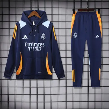 24-25 Real Madrid dark blue hoodie