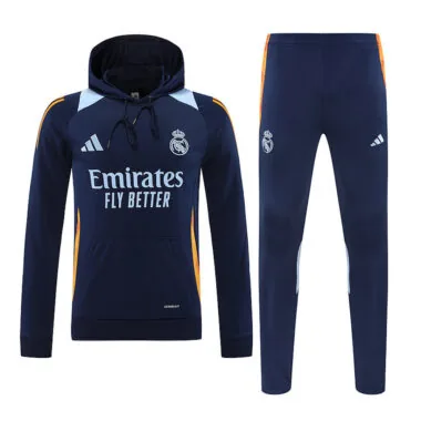 24-25 Real Madrid dark blue hoodie