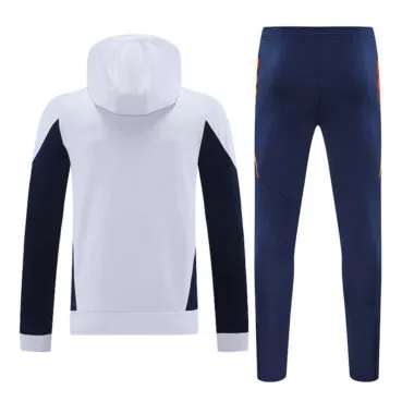 24-25 Real Madrid white hoodie suit