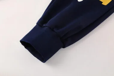 25-26 Real Madrid dark blue hoodie suit
