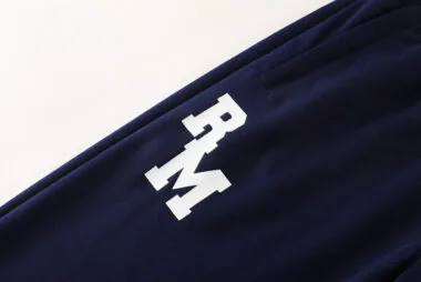 25-26 Real Madrid dark blue hoodie suit