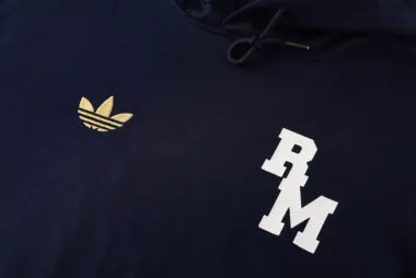 25-26 Real Madrid dark blue hoodie suit
