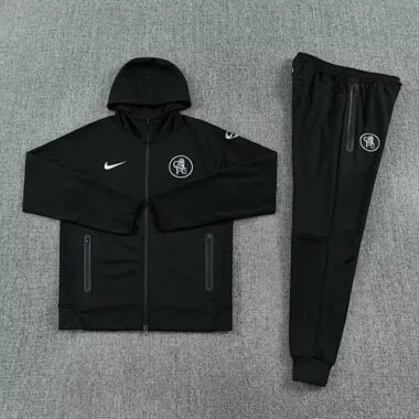 Chelsea 2025/26 Black Hoodie Suit S-2XL