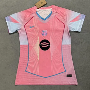 25-26 Barcelona Pink Special Woman Jersey