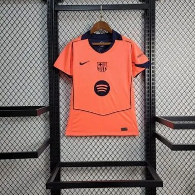 Camisa de jogo fora de casa n.º 3 da equipa feminina do Barcelona, 25-26