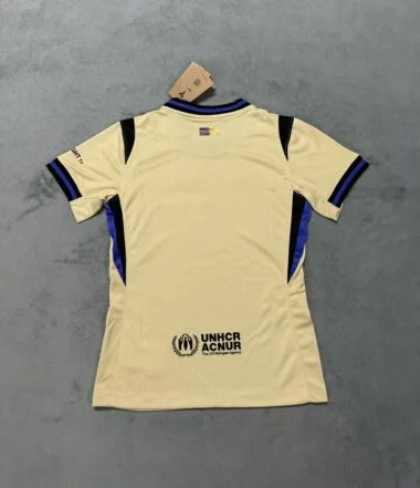 25-26 Barcelona away beige woman jersey