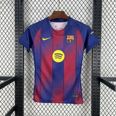 25-26 Camisola de casa do Barcelona para mulher